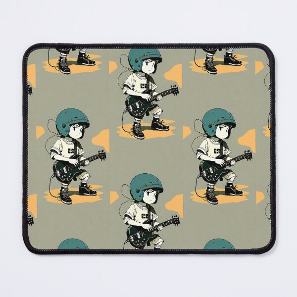 Item preview, young musician plays guitar designed and sold by JustStraight.