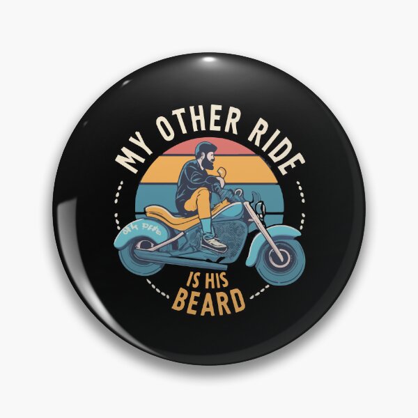 Item preview, My Other Ride is His Beard World Beard Day Halloween Witch Gift designed and sold by TMelonShop.