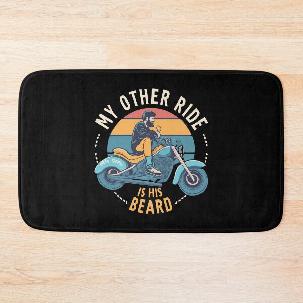 Item preview, My Other Ride is His Beard World Beard Day Halloween Witch Gift designed and sold by TMelonShop.