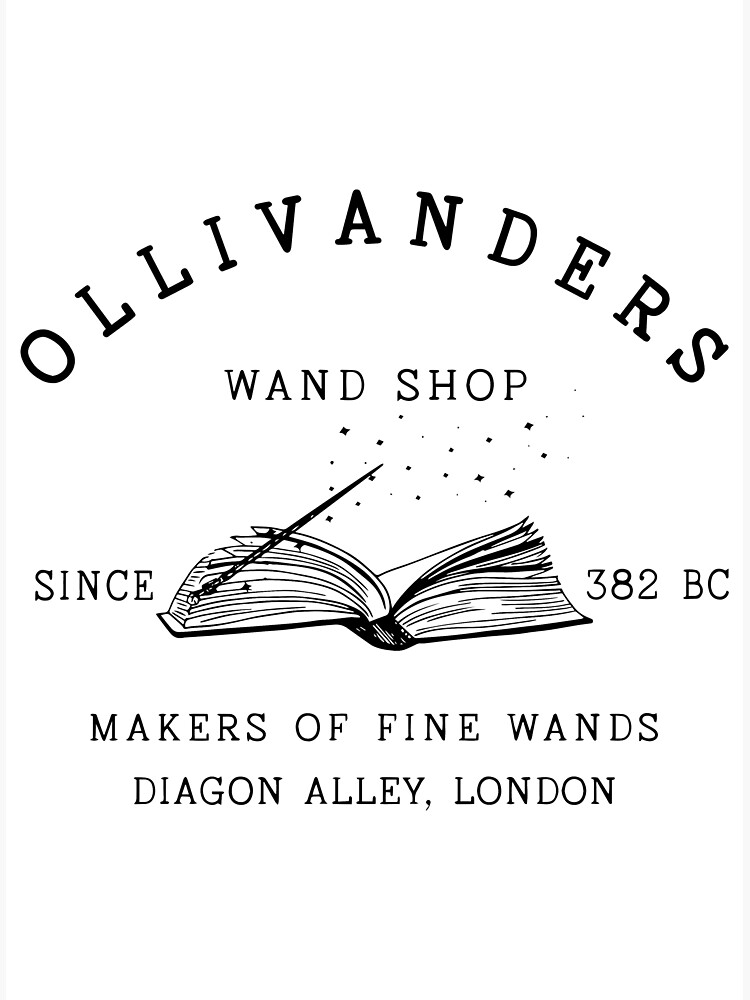 Ollivanders Wand Shop Pottery Fan Wizard Wand Harry Potter Harrypotter  Canvas Print for Sale by jessalitn