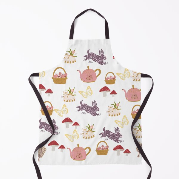 Item preview, Cottage Core, Woodland, Bunny Rabbits, Tea Kettles, Butterflies, Cat Flower Pots, Mushrooms designed and sold by BirdsnStuff.