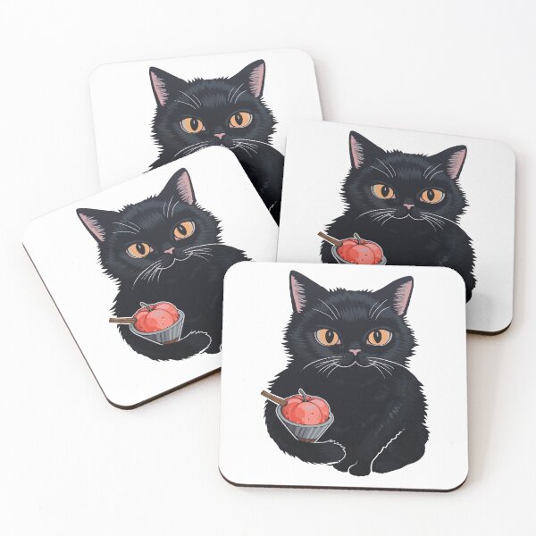 Item preview, Cool Black Cat and Ice Cream Dreams designed and sold by Bughra.