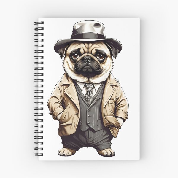 Aperçu de l'œuvre Carlin gangster créée et vendue par WildPugShop.