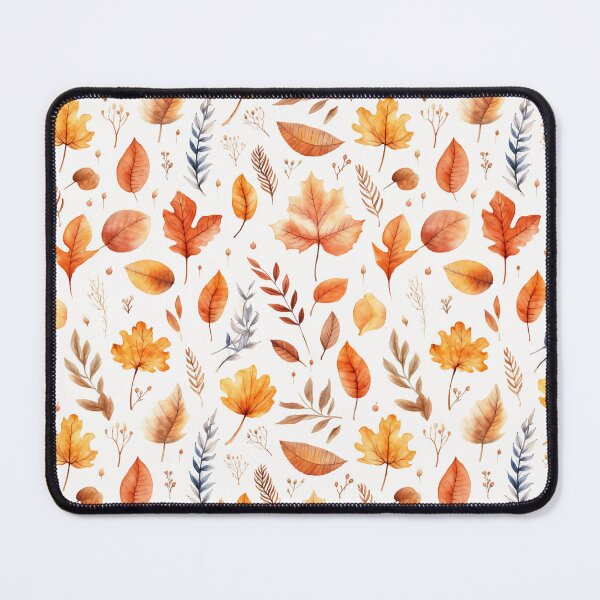 Item preview, Autumnal leaves watercolor pattern #1 designed and sold by NatureSight.