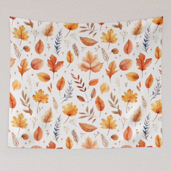 Item preview, Autumnal leaves watercolor pattern #1 designed and sold by NatureSight.