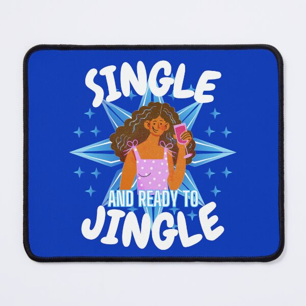 Item preview, Single And Ready To Jingle Black Woman This Christmas! Team designed and sold by My-Queens-Store.