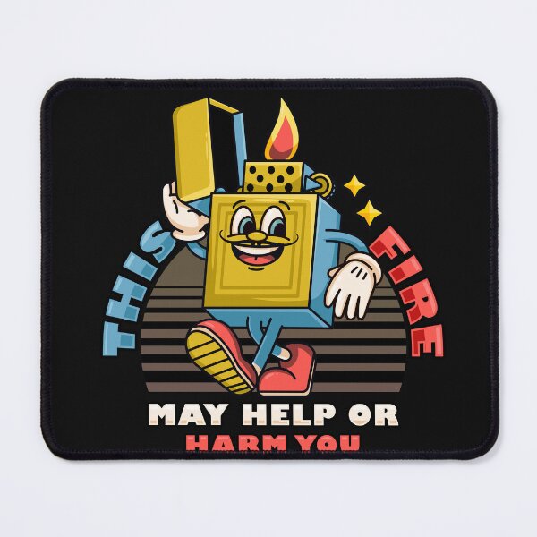 Item preview, This fire, vintage lighter cartoon mascot designed and sold by Kevyn Adha.