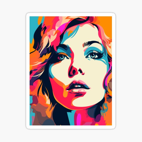 Item preview, Pop Art Revolution: Psychedelic sexy woman designed and sold by TrendyArtInk.
