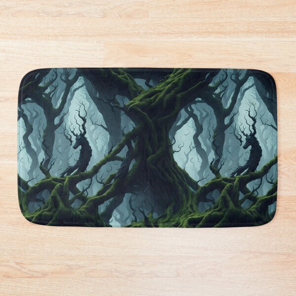 Item preview, deer in dark mythical forest designed and sold by DamDesign-Art87.