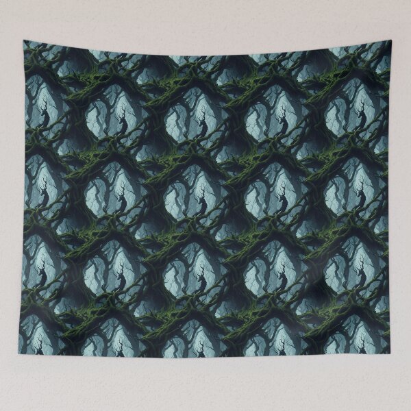 Item preview, deer in dark mythical forest designed and sold by DamDesign-Art87.