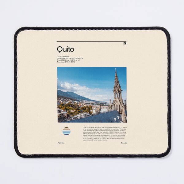 Item preview, Visit Quito, Ecuador (Travel poster) designed and sold by RabbitK.