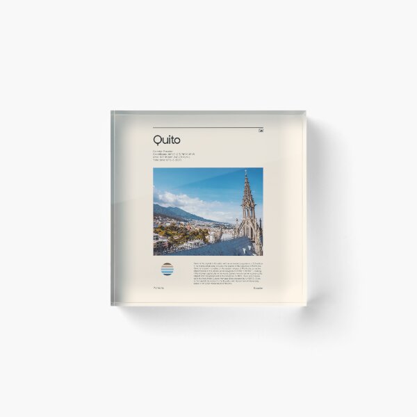 Item preview, Visit Quito, Ecuador (Travel poster) designed and sold by RabbitK.