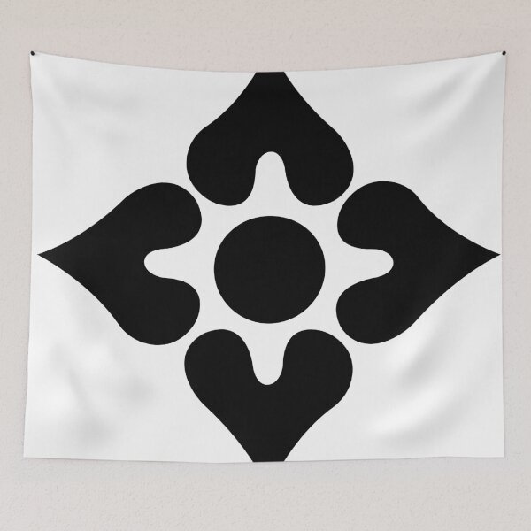 Item preview, Paul Blanco Flower Monogram Logo Symbol Black designed and sold by eightwelve.