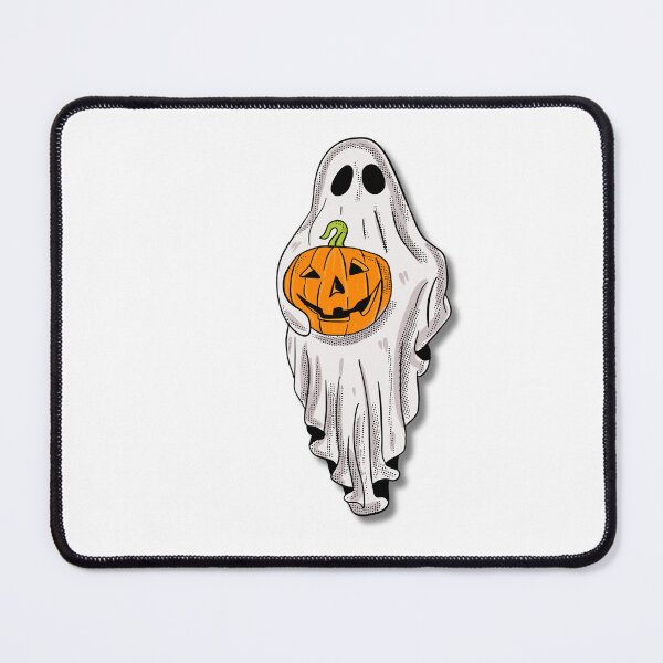 Item preview, Pompkin Scene Happy Halloween Classic Spooky Ghost Skeleton designed and sold by Martolina33.