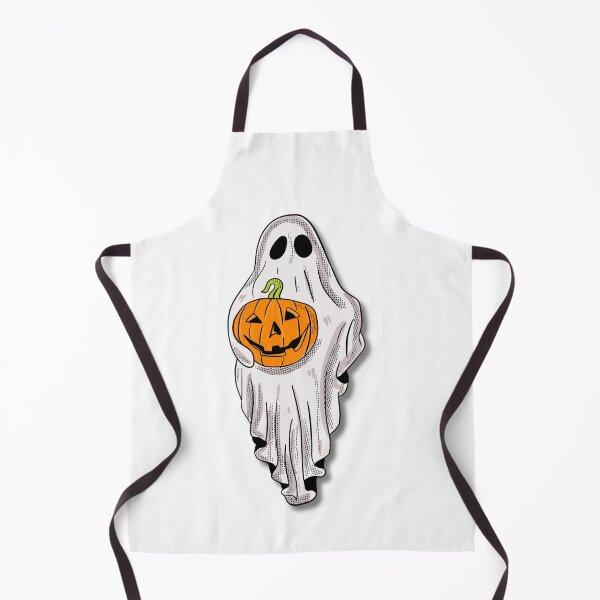 Item preview, Pompkin Scene Happy Halloween Classic Spooky Ghost Skeleton designed and sold by Martolina33.