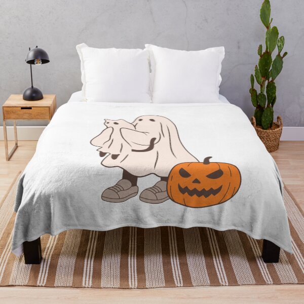 Item preview, Pompkin Scene Happy Halloween Classic Spooky Ghost Skeleton designed and sold by Martolina33.