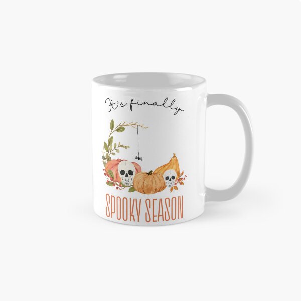 Item preview, Halloween Design - Skulls with Pumpkins and Spiders - It's Finally the Spooky Season designed and sold by Carola-art.