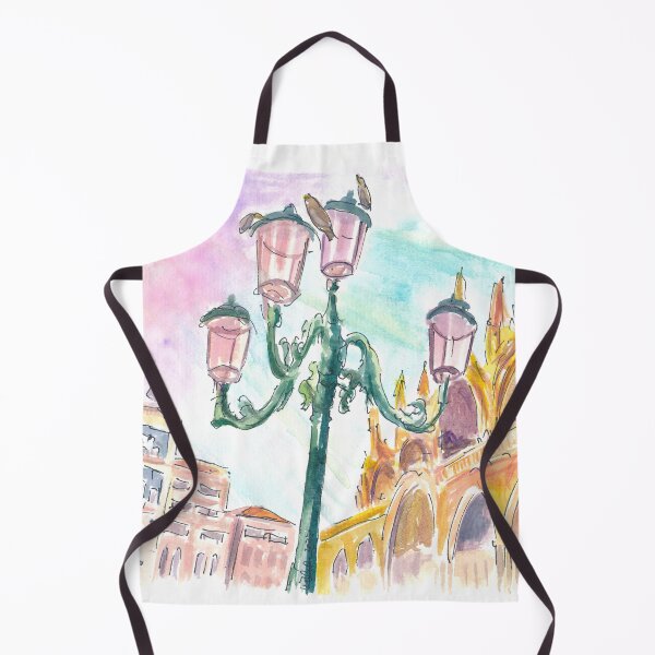 Item preview, Piazza San Marco with St Mark Clock Tower Basilica and Venetian Lantern designed and sold by artshop77.