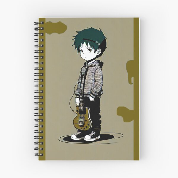 Item preview, young musician plays guitar designed and sold by JustStraight.