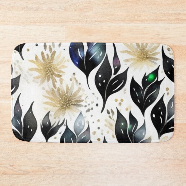 Item preview, Metallic floral pattern  designed and sold by Roxburylane.