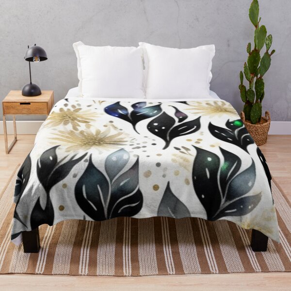 Item preview, Metallic floral pattern  designed and sold by Roxburylane.