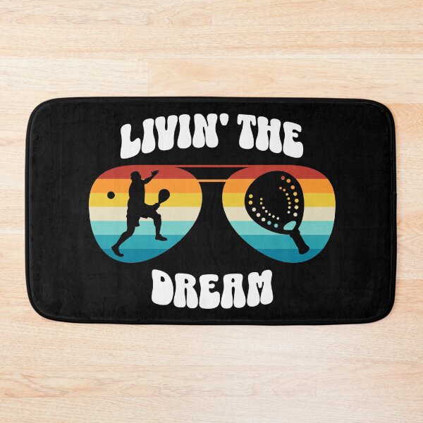 Item preview, Padel Living the Dream Sunset Art, Retro Aviator Sunglasses Padel Design, Padel Team Dreamy Sunset Poster, Inspirational Padel Coach designed and sold by ShoniwDesigns.