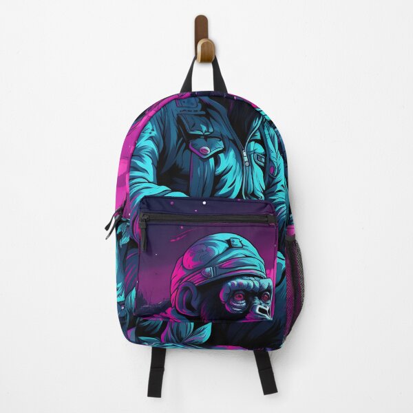 Artikelvorschau, Affenmuster im Neonstil entworfen und verkauft von Art91design.