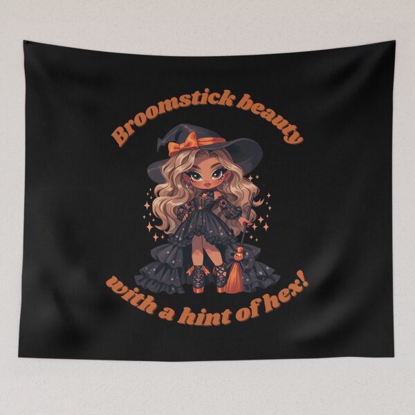Item preview, Broomstick beauty with a hint of hex designed and sold by Arrain.