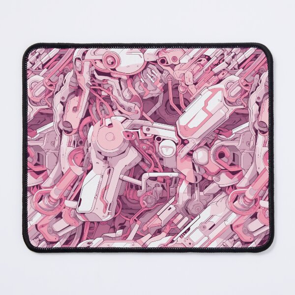 Item preview, Pink Robotic Pattern – Inspired by Evangelion Unit 08 designed and sold by animaesthetic.