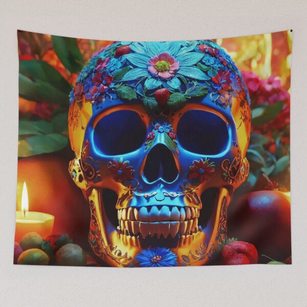 Item preview, Decorated Skull designed and sold by Bunmigraphics .