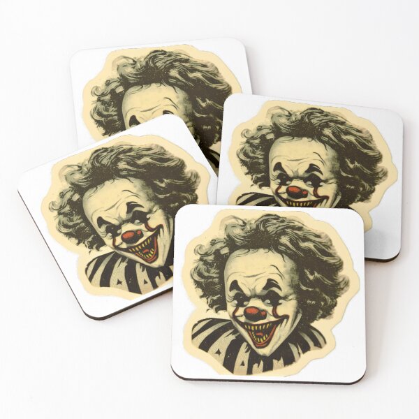 Artikelvorschau, Vintage gruseliger Clown entworfen und verkauft von Studio-g.