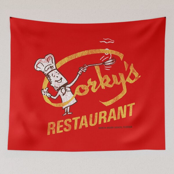 Aperçu de l'œuvre Corky's Restaurant: Miami, FL créée et vendue par brianhillDESIGN.