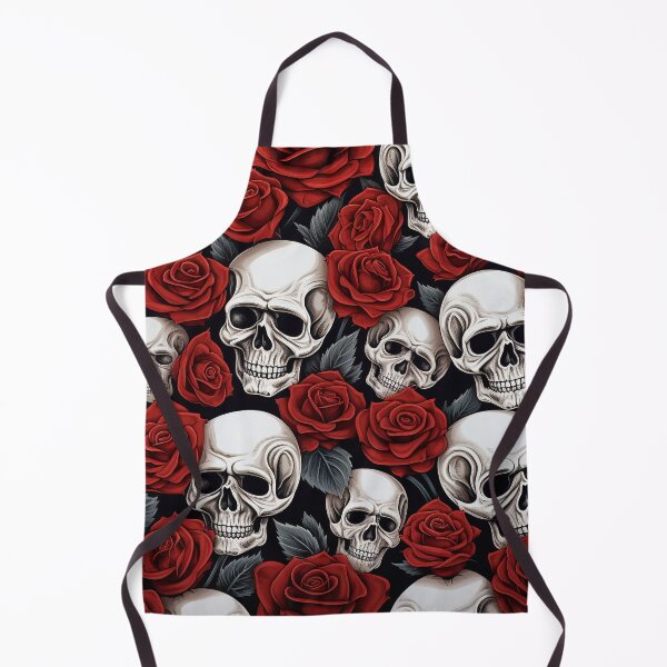 Item preview, Red Roses with Skulls designed and sold by CoputerEasel.