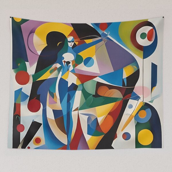 Item preview, Celestial Emotion Expression Abstract Art t shirt designed and sold by artmanikin.