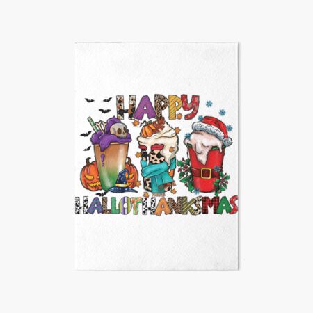 Hallothanksmas Kaffeetasse Liebhaber Ferienzeit Gruselige Geistersaison Fröhliche Weihnachten Halloween Erntedankfest Kürbis Herbst Galeriedruck
