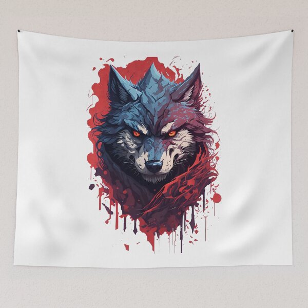 Item preview, Bloodthirsty Big Bad Wolf Bust 6 designed and sold by RabbitPrints.