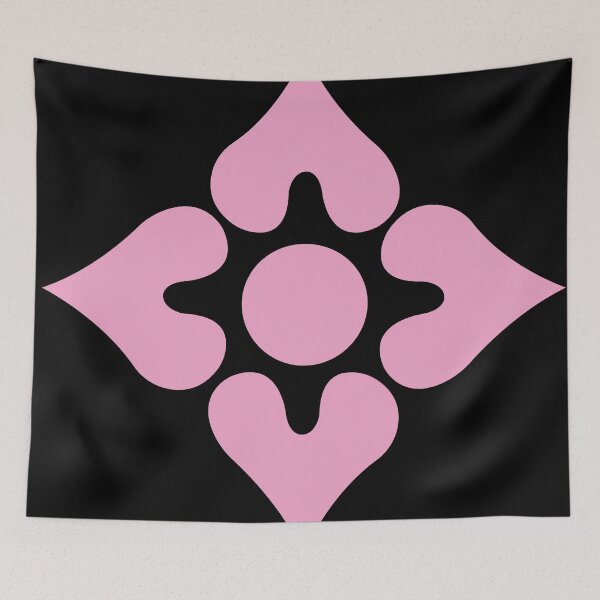Item preview, Paul Blanco Flower Monogram Logo Symbol Pink designed and sold by eightwelve.