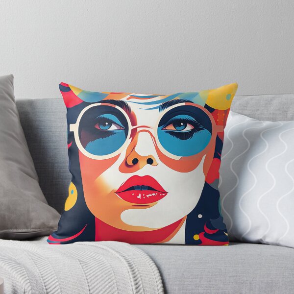 Aperçu de l'œuvre Femmes Pop Art créée et vendue par Retro Type.
