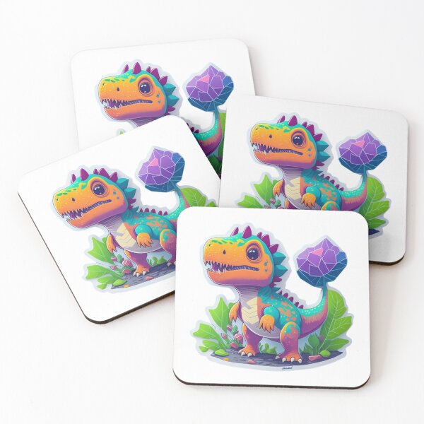 Item preview, Clipart of a colorful cartoon dinosaur.  designed and sold by Vegasstickers.