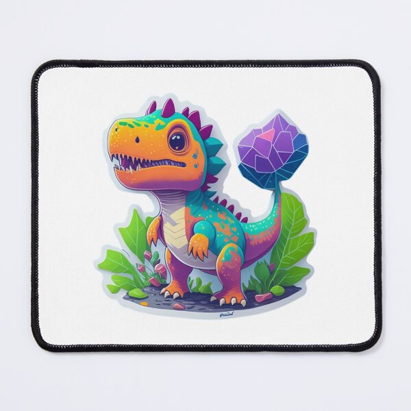 Item preview, Clipart of a colorful cartoon dinosaur. designed and sold by Vegasstickers.