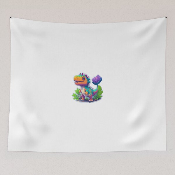 Item preview, Clipart of a colorful cartoon dinosaur.  designed and sold by Vegasstickers.