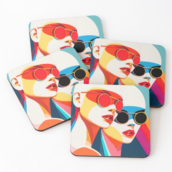 Item preview, Pop Profile Portraits designed and sold by Retro Type.