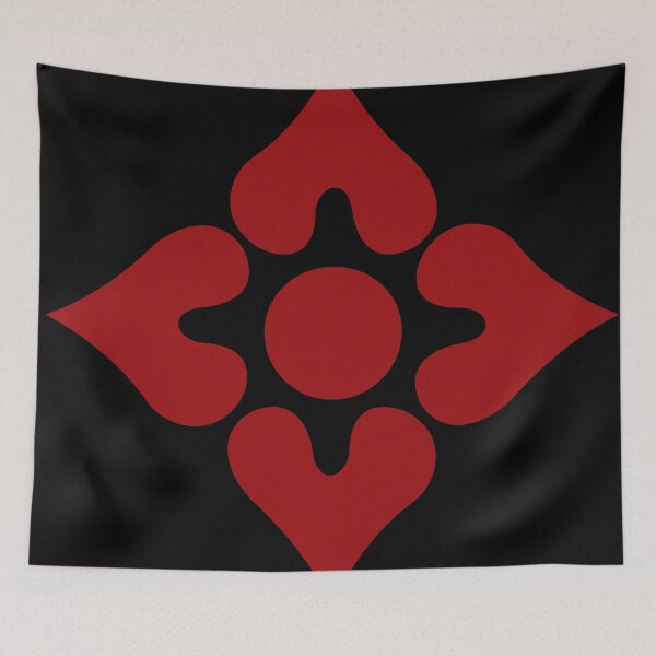 Item preview, Paul Blanco Flower Monogram Logo Symbol Red designed and sold by eightwelve.