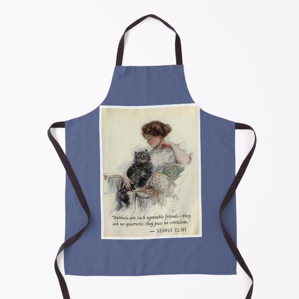 Item preview, George Eliot quote: Animals are such agreeable friends—they ask no questions, they pass no criticisms. designed and sold by artbleed.