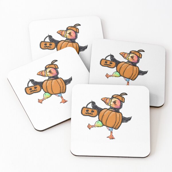 Item preview, Pumpkin halloween puffin! designed and sold by PipsyPuffinArt.