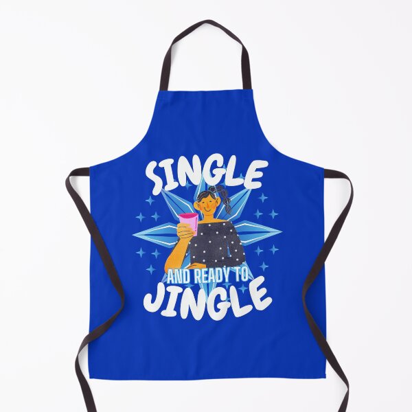 Aperçu de l'œuvre Célibataire et prête à Jingle Girl ce Noël ! Amis de l'équipe correspondants créée et vendue par My-Queens-Store.