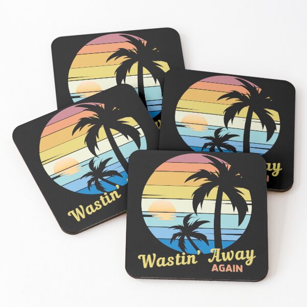 Item preview,  Wastin' Away Again - Summer Girl's Trip, Pacific Ocean, Vacay Mood, Sunset, Beach, Party Animal designed and sold by Sun Sand & Sea Art.