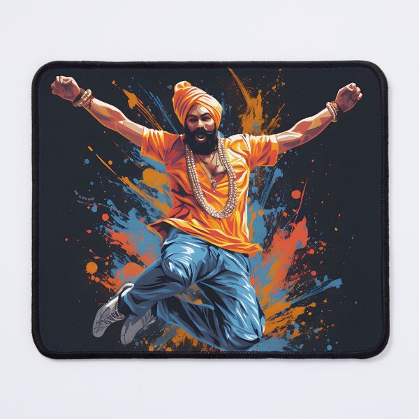 Artikelvorschau, Colourful Bhangra Dancer Art entworfen und verkauft von PioneerX1.