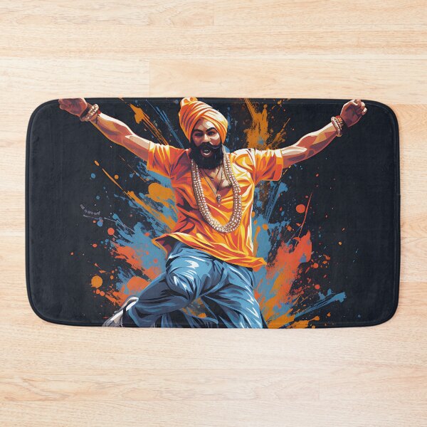 Item preview, Colourful Bhangra Dancer Art designed and sold by PioneerX1.