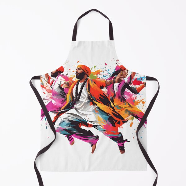 Item preview, Colourful Bhangra Dancers Art designed and sold by PioneerX1.